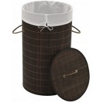 vidaXL Bambusový kulatý tmavě hnědý – Zboží Dáma