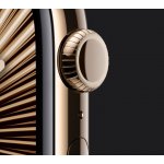 Apple Watch Series 10 46mm Cellular zlatý titan s hvězdně bílým sportovním řemínkem S/M MWYX3QC/A – Zboží Živě