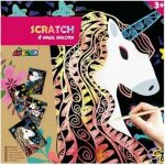 Škrabací obrázky 4ks Jednorožec – Zboží Dáma