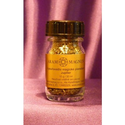 Arammagnus Vykuřovadlo magické planetární Jupiter sklo 10 g 30 ml – Hledejceny.cz