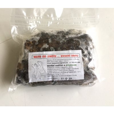 Maso od Amose Hovězí dršťky neprané s bylinkami 0,5 kg – Zboží Mobilmania