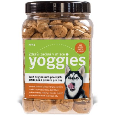 Yoggies MIX pečených pamlsků pro psy 650 g – Zboží Dáma