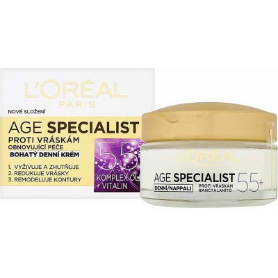 L'Oréal Paris Age Specialist 55 + denní krém, 50 ml – Zboží Dáma