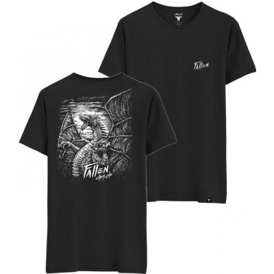 Fallen triko Dragon Tee Black/White Chris Cole – Zboží Mobilmania