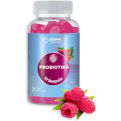Biomic probiotiká malina 90 Gummies – Hledejceny.cz