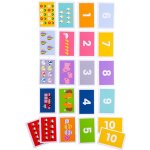 Bigjigs Toys Přiřaď kartičky 1-10 – Sleviste.cz