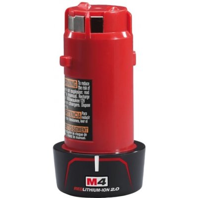 Milwaukee M12B2 M4 4V 2,0Ah – Zbozi.Blesk.cz