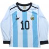 Fotbalový dres Numberoplus Fotbalové tričko dětské s dlouhým rukávem Argentina - Messi. MJ10