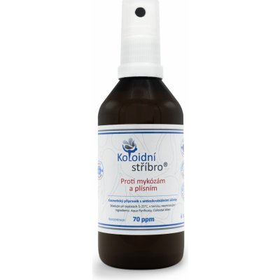 Koloidní stříbro Proti mykózám a plísním sprej 100 ml 70 ppm – Hledejceny.cz