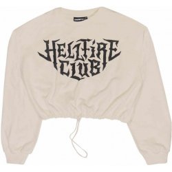 Heroes mikina dámská Stranger Things Hellfire Club Crop Top