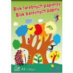Blok barevných papírů A4 130g 20 listů – Zboží Dáma