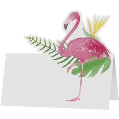 CHAKS Jmenovky na stůl Plameňák 8x8cm 6ks – Hledejceny.cz