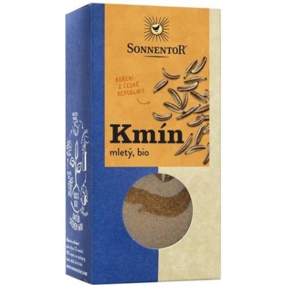 Sonnentor Kmín celý bio mletý krabička 60 g – Zboží Mobilmania