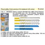 Extol Premium plátky do přímočaré pily-mix sada 5ks úchyt UNIVERSAL 8805600 – Sleviste.cz