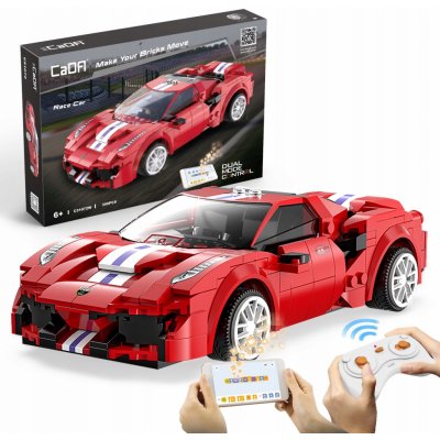 IQ models Programovatelná RC stavebnice sporťáku RED RACE CAR - 306 dílků- RC_309746 RTR 1:10 – Zboží Dáma
