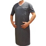 Xcena pánská noční košile kr.rukáv šedá – Zboží Mobilmania