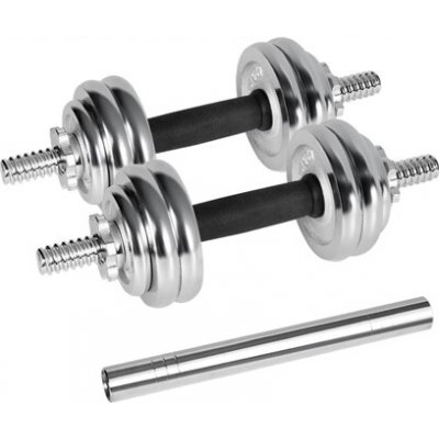 REBEL ACTIVE RBA-2326-15 Činky chromované nastavitelné 15 kg – Zboží Mobilmania