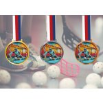 Akrylátová medaile Brankář Zlatá – Sleviste.cz