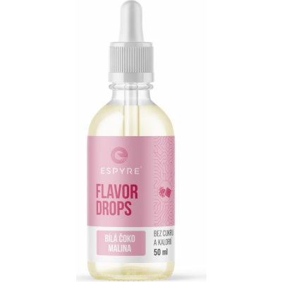 Espyre Flavor Drops Bílá čokoláda a malina 50 ml – Zboží Dáma