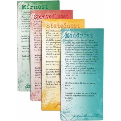 Kardinální ctnosti (set 4 záložek) – Hledejceny.cz