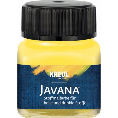 Barva na světlý a tmavý textil JAVANA 20 ml žlutá