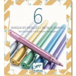 Djeco metalické fixy DJ08870 6 ks – Sleviste.cz