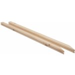 Dřevěný sloupek pro paletový nástavec, vhodné pro: uchycení mřížky na popínavé rostliny, 118 × 4,1 cm, 2 ks GTS-1180X0041X41