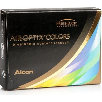 Alcon Air Optix colors Brown barevné měsíční dioptrické 2 čočky