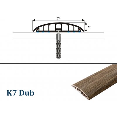 Midas Volta přechodová Dub K7 74 mm 2 m – Zboží Mobilmania