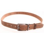 Pánský kožený opasek hnědý 60032-B700-42D HUN – Zboží Dáma