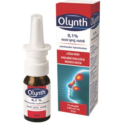 Olynth 0.1% nosní sprej sol. 10 ml