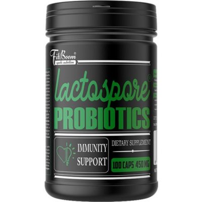 FitBoom LactoSpore Probiotics 100 kapslí