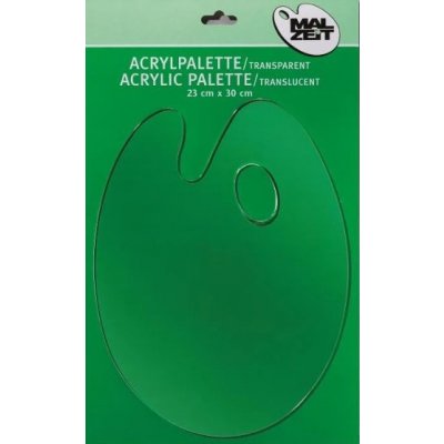 AMI Malířská paleta plastová Průhledná 23x30 cm – Zboží Dáma