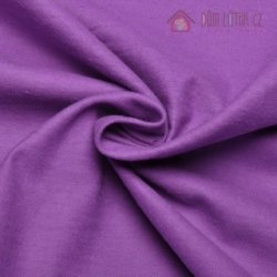 Bavlněný flanel fialový