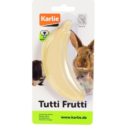 Karlie Tutti Frutti Minerální kámen pro hlodavce Banán 50 g – Zboží Mobilmania