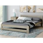 AMI Nábytek masiv VitBed Eureka lanýžový dub s roštem – Zboží Dáma