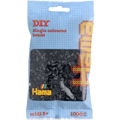 Hama Zažehlovací korálky MIDI - černé - 1000 ks - H207-18 – Hama | – Zboží Dáma