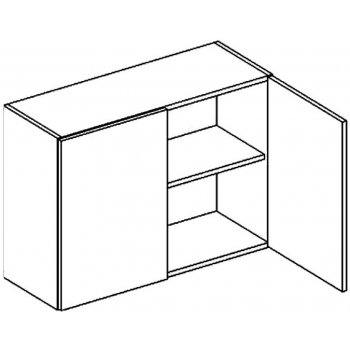 CASARREDO W80/58 horní skříňka dvojdvéřová MORENO sonoma