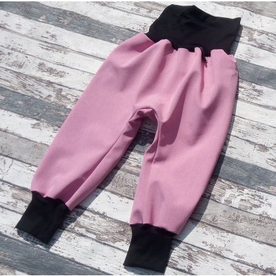 Yháček Softshellové kalhoty zimní žíhané růžová – Zboží Mobilmania