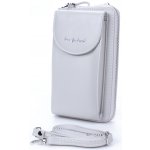 Pouzdro Jennifer Jones Mini kabelka na telefon a peněženka s popruhem na krk šedé – Hledejceny.cz