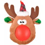 Karlie-Flamingo Vánoční plyšová hlava gumový nos 21 cm – Sleviste.cz