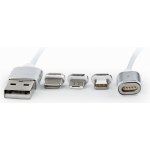 Gembird CC-USB2-AMLM31-1M USB/Lightning, Micro USB, USB C, 1m – Zbozi.Blesk.cz