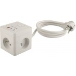 Rozbočovací zásuvka, 3 zásuvky, 2xUSB-C + 1xUSB-A, 1,4 m – Zboží Živě