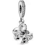 Pandora Stříbrný přívěsek Manželský pár 798896C01 – Zboží Dáma