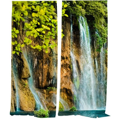 IMPAR Závěsy Vodopád (Rozměr : 140x250, Materiál: Interlock) – Hledejceny.cz