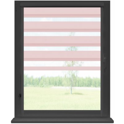 Dekodum Roleta den a noc v antracitové kazetě soft, Růžový 60 x do 150 cm pravá – Hledejceny.cz