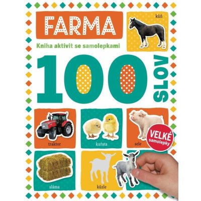 Farma 100 slov Kniha aktivit se samolepkami – Zboží Mobilmania
