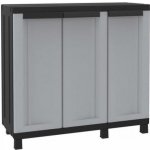 Terry Plastová skříň TwistBlack třídvěřová 102B šedá – Hledejceny.cz