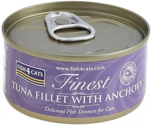 Fish4Cats Finest s tuňákem a ančovičkami 70 g