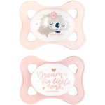 Canpol babies set symetrických silikon Light touch Sleepy Koala růžová – Zbozi.Blesk.cz